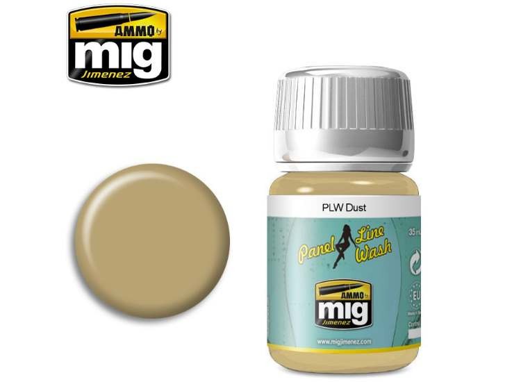 Ammo Mig A.MIG1620 35ml - Panel Line Wash - Dust - Enamel