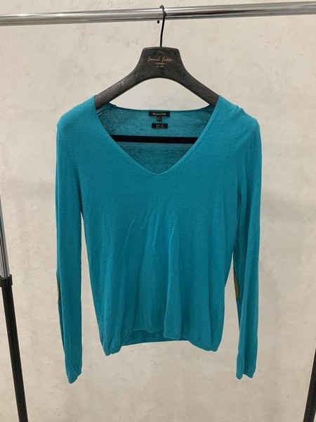 Women Massimo Dutti Sweater Navy Silk 36