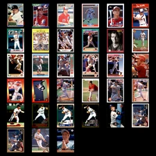 Rex Hudler Lot of 33 Diff Baseball Cards Collection 1985(RC)-1997 Cow/Pole Hug