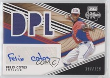 2020 Elite Extra Edition DPL Material Signatures Black /199 Felix Cotes Auto 1p5