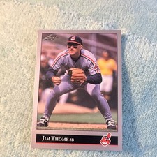 Leaf 1992 Jim Thome Cleveland Indians #299 Base Set Baseball Card