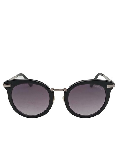 GUESS Gafas panto Mujeres Gafas de sol negro-color plata look casual