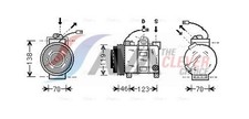 AVA Clever Choice Kompressor Klimaanlage ** CLEVER FIT ** AIAK015 für A6 AUDI VW