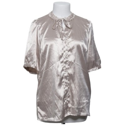 Custommade, Top, Größe: M, Beige, Einfarbig, Satin, Damen #COY