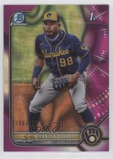 2022 Bowman Chrome Prospects Fuchsia Lava Refractor 180/199 Branlyn Jaraba 07i7