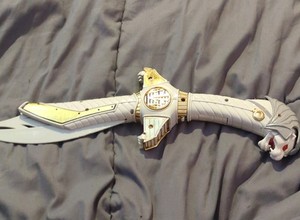 Bandai Power Rangers White Tiger Sword Accessory for Action Figure, 1 Pack