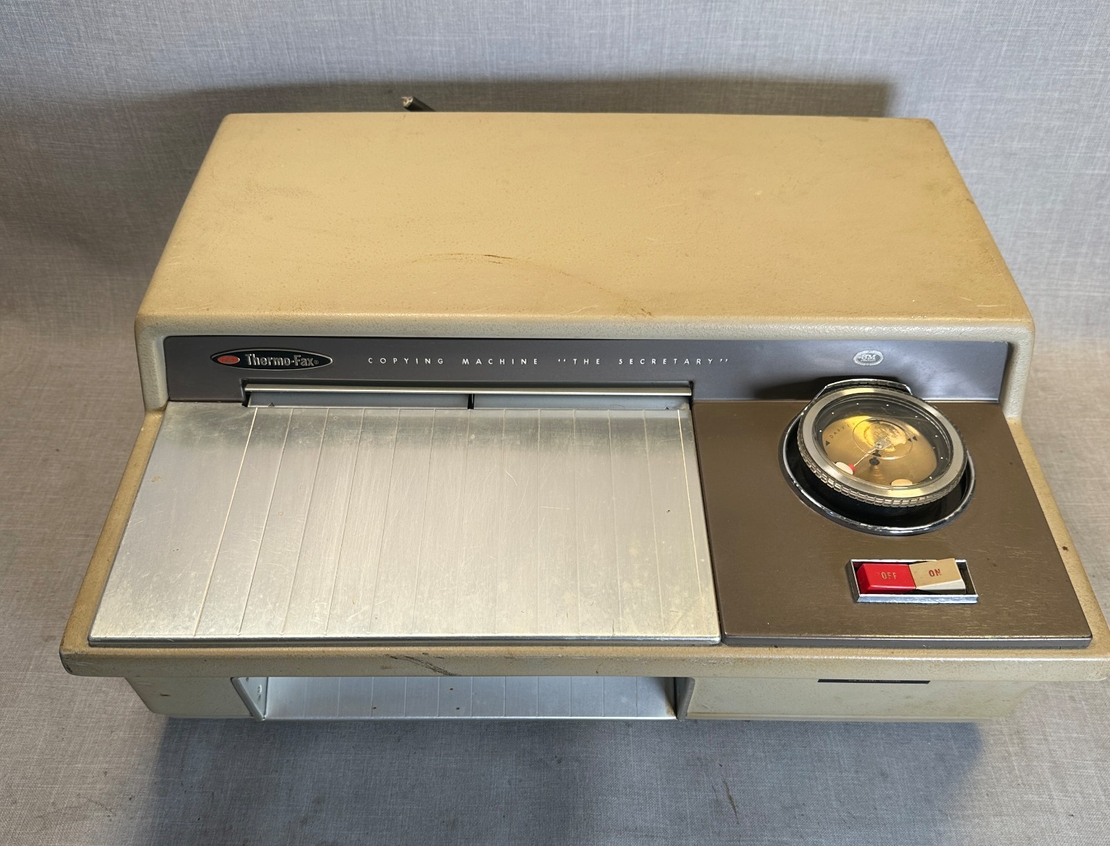 Vintage 3M THERMO-FAX 44AG Copy Machine THE SECRETARY Tattoo Copier PARTS/REPAIR
