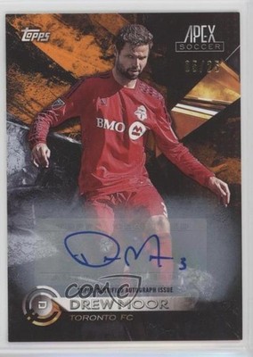 2016 Topps Apex Orange Auto 5/25 Drew Moor #64 Auto 0c2