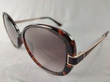 Guess GF6162 52F Dark Havana Oversized Butterfly Sunglasses Brown Gradient 55mm