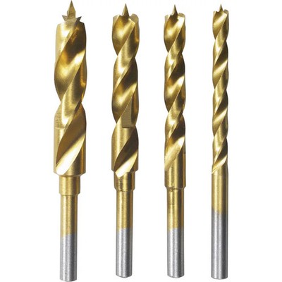Dremel 26150636JA Holz-Spiralbohrer-Set 4teilig 3 mm, 4 mm, 5 mm, 6 mm