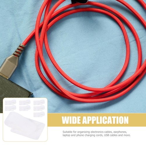 50 Pcs Wire Handler Strap Travel Adhesive Cable Ties Organizer Fastener - 第 4/12 張圖片