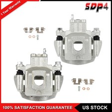 Rear Left Right Brake Calipers w/ Bracket 2pcs For 2006-2007 Toyota Highlander