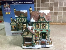 Lemax Carole Towne 2005 Hamilton House Lighted -9” Tall -with Light Cord