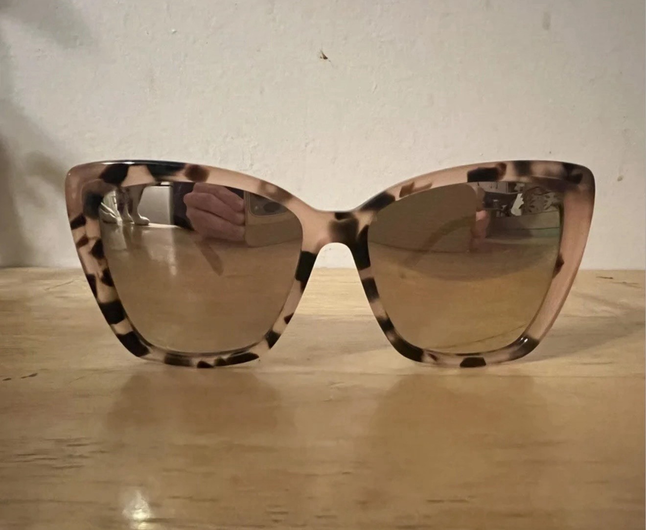 DIFF Eyewear Cat Eye Oversized Tortoise Shell Mir… - image 2