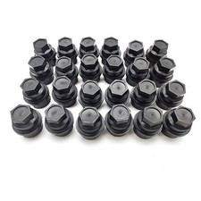 24x Full Size Truck Black Lug Nut Covers Caps For Chevy Gmc Silverado 1500 2500 24x Full Size Truck Black Lug Nut Covers Caps For Chevy Gmc Silverado 1500 2500