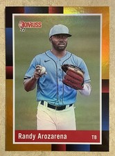 2022 Panini Donruss Randy Arozarena 1988 Retro Holo Orange #275