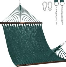Lazy Daze 2-Person Double Rope Hammock For Caribbean Handwoven