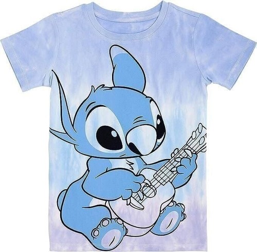 Disney Lilo and Stitch Girls Short Sleeve T-Shirt- Stitch Girls Tee Sizes 4-16 - Picture 5 of 34