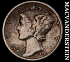 1938-D Mercury Dime - Scarce  Better Date  No Reserve  #K926