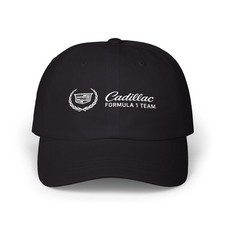 Cadillac Formula 1 Team Dad Hat, Embroidered F1 Motorsport Racing Cap