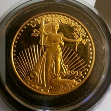 1933 Double Eagle Replica Gold Plated Coin - Collectible COPY