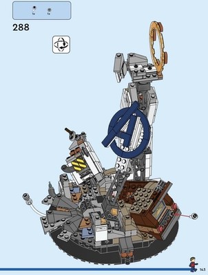 LEGO Marvel 76266 Build Only/ Parts Pack- No Minifigs/Box - All New Parts
