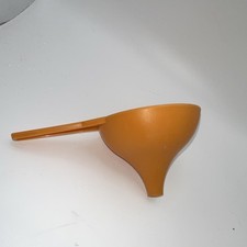 VTG Tupperware Orange Plastic Kitchen Funnel,...