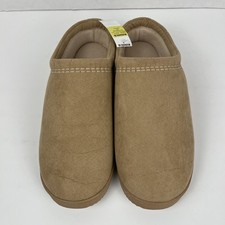 Kohl s Mens Tan Slipper Slip On Faux Suede Size XL 12-13 Clog Style