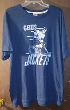 Homage Columbus Blue Jackets Hockey Shirt Jacket Backers Ohio NHL 3XL