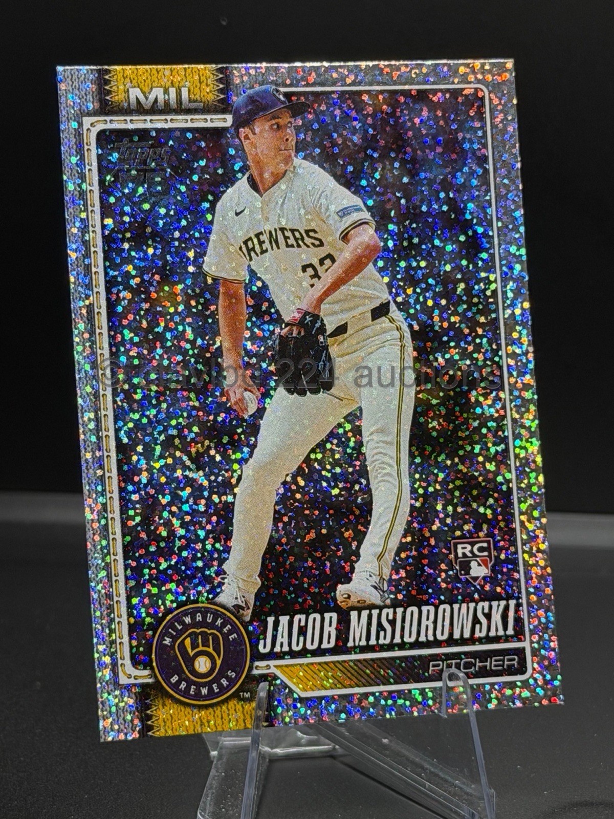 2026 TOPPS CELEBRATION MLB - Jacob Misiorowski - Confetti Rainbow Foil #10  RC