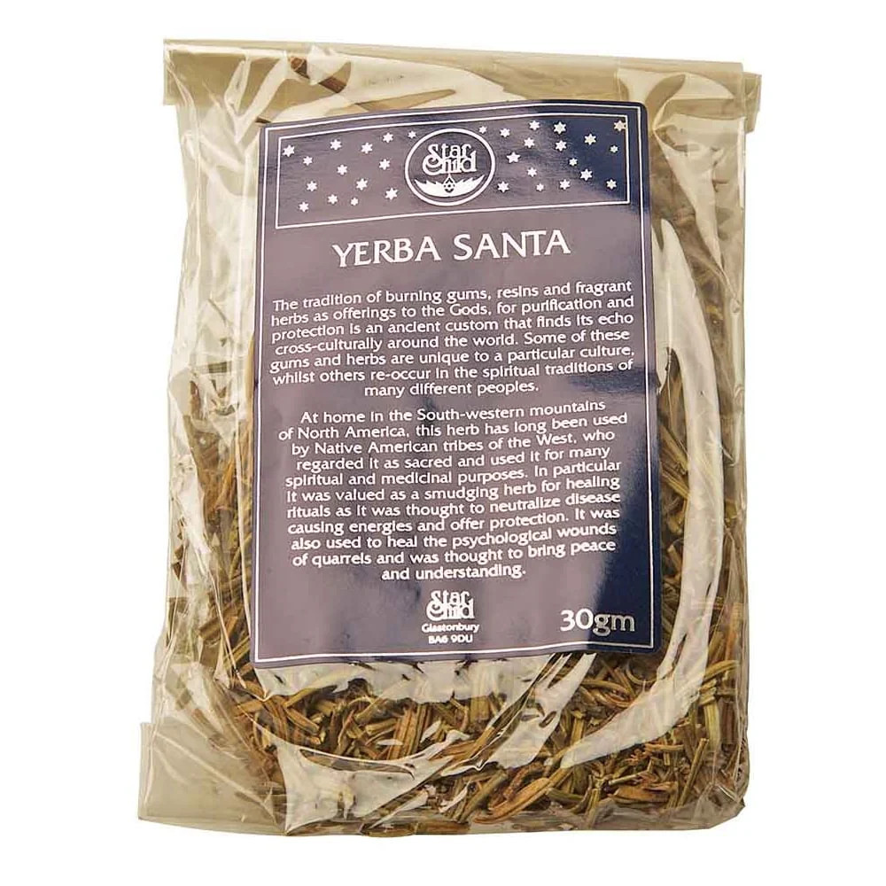 Yerba Santa Sacred Herb Incense 30g – Healing & Cleansing Blend