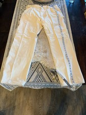 VTG 90s Dickies Kelly Moore Painter Work Carpenter Pants Mens 38x32 White Canvas