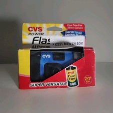 Vintage CVS Power Flash 35mm One-Time-Use Disposable Camera 27 Exp Sealed New
