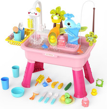 2026 Upgraded Water Table for Toddlers 1-3 - Outdoor Toys for Kids Ages 4-8 with