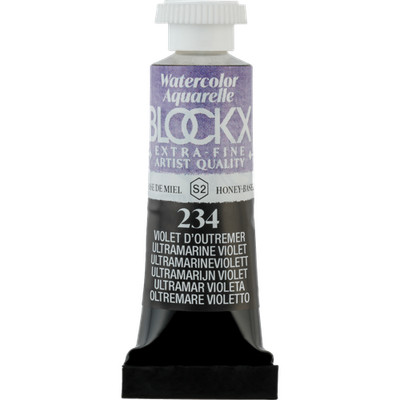 Blockx 3x Aquarellfarbe, Ultramarinviolett Tube 5ml Ultramarinviolett 43234BXC