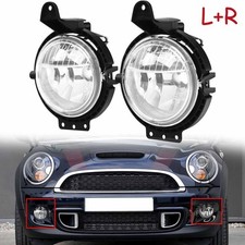 1Pair Front Left&Right Bumper Fog Lights Lamps For BMW Mini Cooper R55 R56 07-15