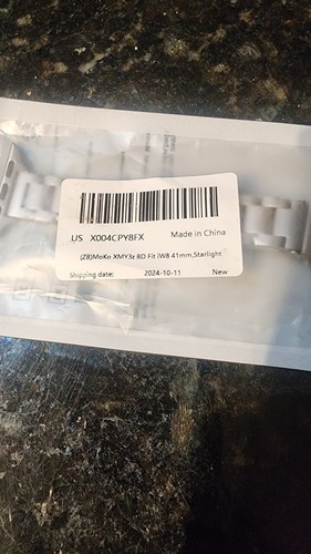 Metal Watch Band 41mm Starlight, Stainless Fit APPLE series 8 - 第 14/17 張圖片