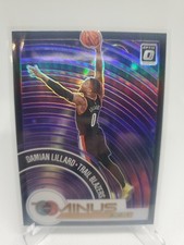 2020-21 Panini Donruss Optic - T-Minus 3, 2, 1 Damian Lillard #14 Purple Prizm