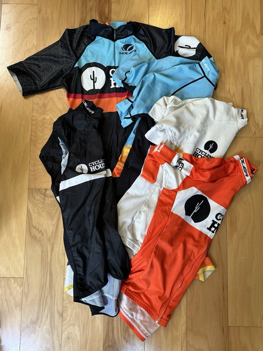 Combinaison Cycliste Contre-la-montre Voler - Noir/jaune/bleu - Taille S - Occasion