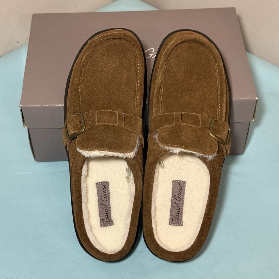 Zapatillas sin cordones de gamuza DANIEL GREEN LEILA castaño talla 8 N Foto 3 de 4