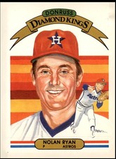 NOLAN RYAN 1982 DONRUSS DIAMOND KINGS ASTROS QQ