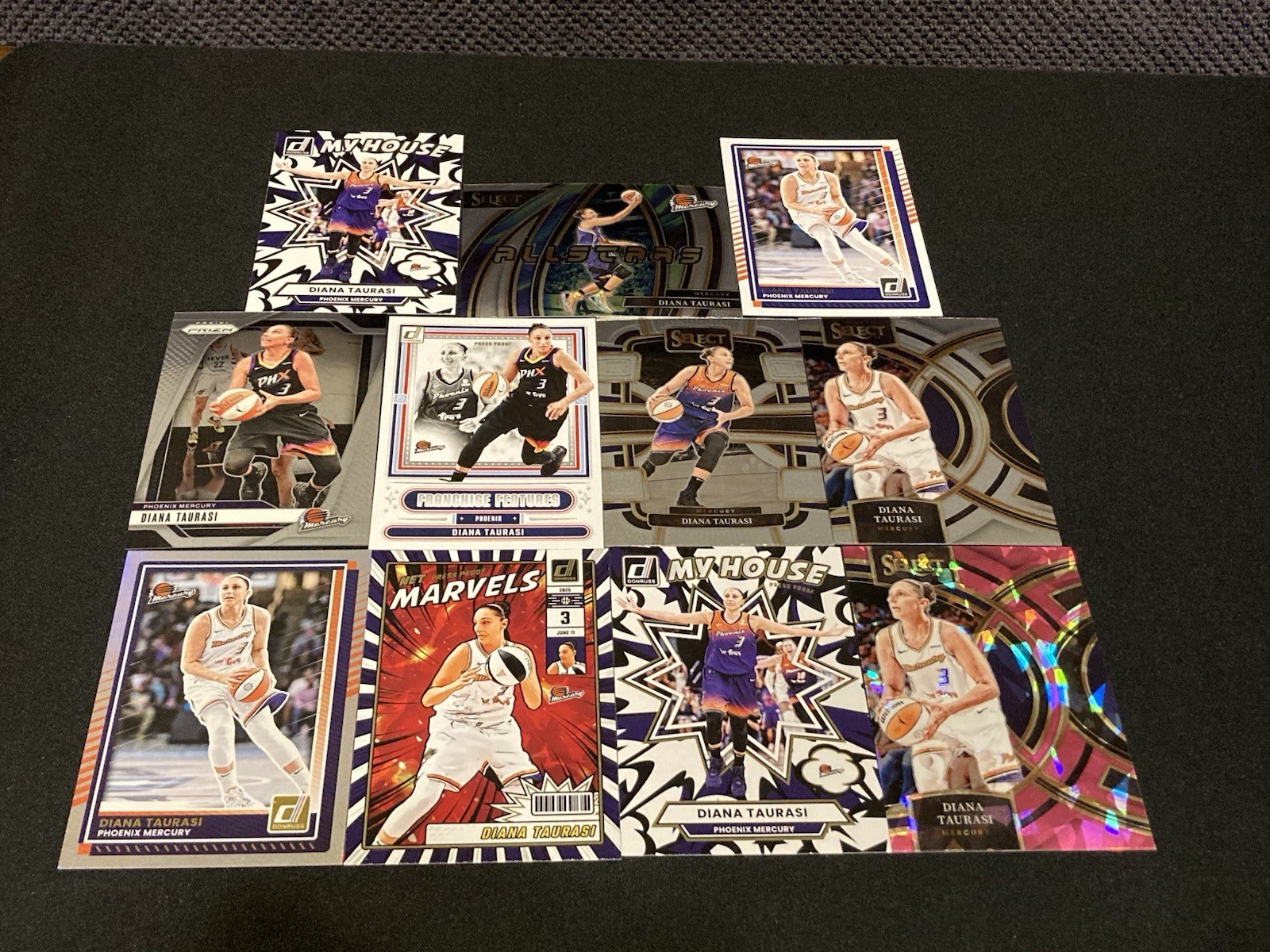 WNBA - Diana Taurasi - Lot of 11 Assorted Cards