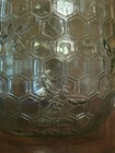 Green Glass Textured Honeycomb & Bee Pattern Jar by DPS — photo 6