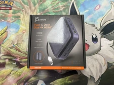 J5Create JCD3198 11 in 1 Functions Type-C Dock Dual 4K HDMI