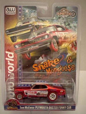 AW 2021 Diecast Super Con - Mongoose Tom McEwen Plymouth Duster Funny Car CP7747