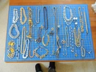 Mixed Vintage Necklaces Costume Jewelry 35 Lot Reseller Wearable Craft Unsigned
