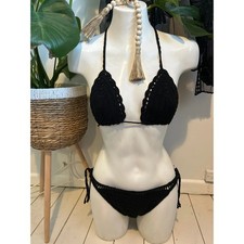 Black crochet bikini IBIZA