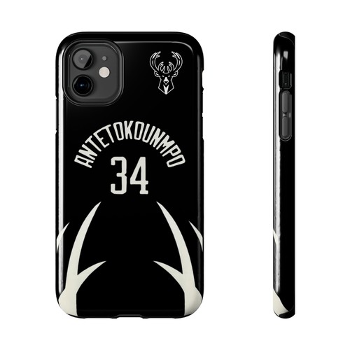 Giannis Antetokounmpo Milwaukee Bucks - Basketball iPhone und Samsung Hülle schwarz - Bild 36 von 43