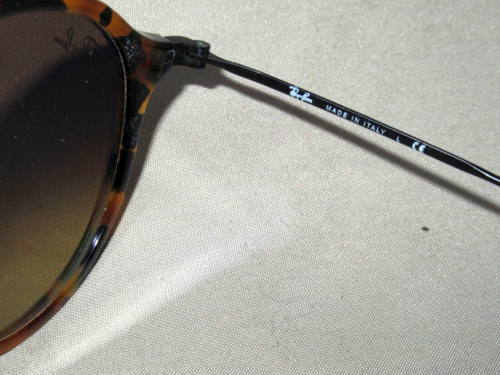Ray Ban Sunglasses & Case Round Mirror Lens Tortoise Shell Frame RB2447 1157/9U - Picture 6 of 17