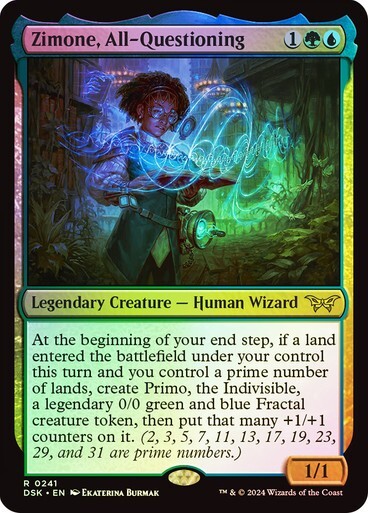 Zimone, All-Questioning (Foil) - Duskmourn DSK - Rare - MTG Magic